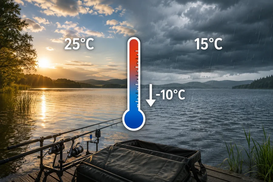 Nagłe ochłodzenie o 10°C – które ryby reagują najlepiej, a które najgorzej?