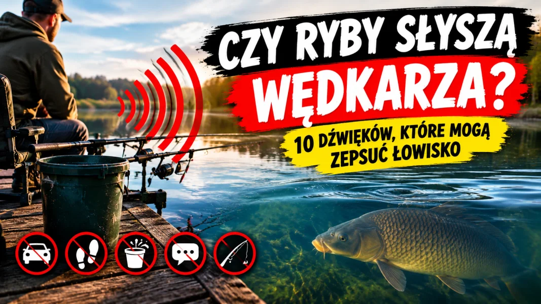 Czy ryby słyszą wędkarza? 10 dźwięków, które mogą zepsuć łowisko - Aktualności wędkarskie